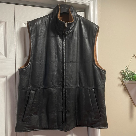 Patrick James Other - Patrick James Reversible Leather and Cashmere Vest